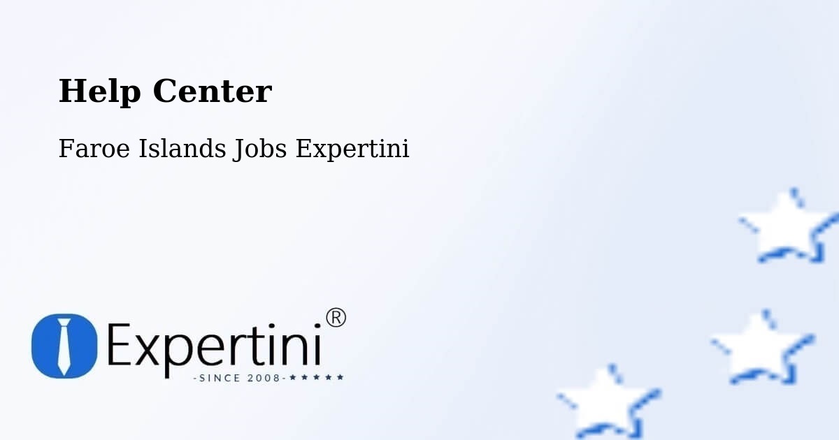 Help Center – Strendur - Faroe Islands Jobs Expertini